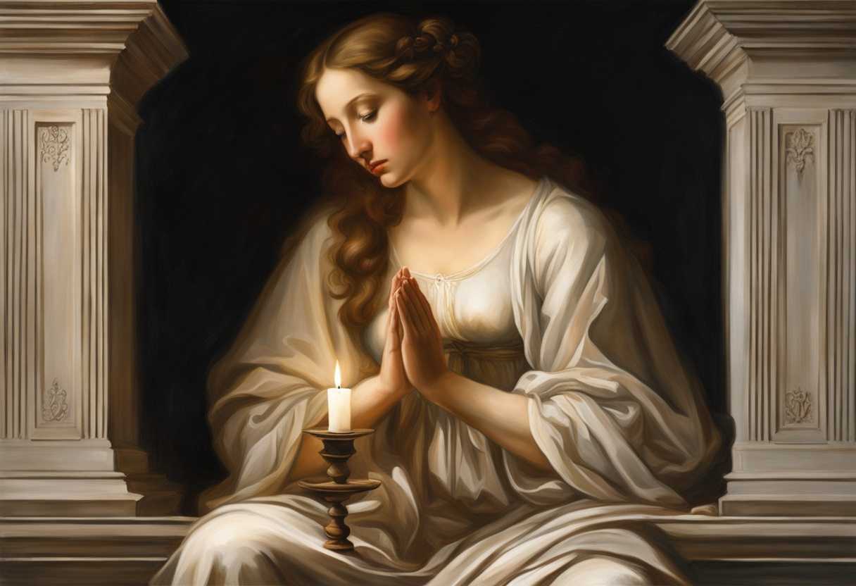 A-serene-figure-in-prayer-surrounded-by-soft-candlelight-embodying-quiet-devotion-and-strength_iawz