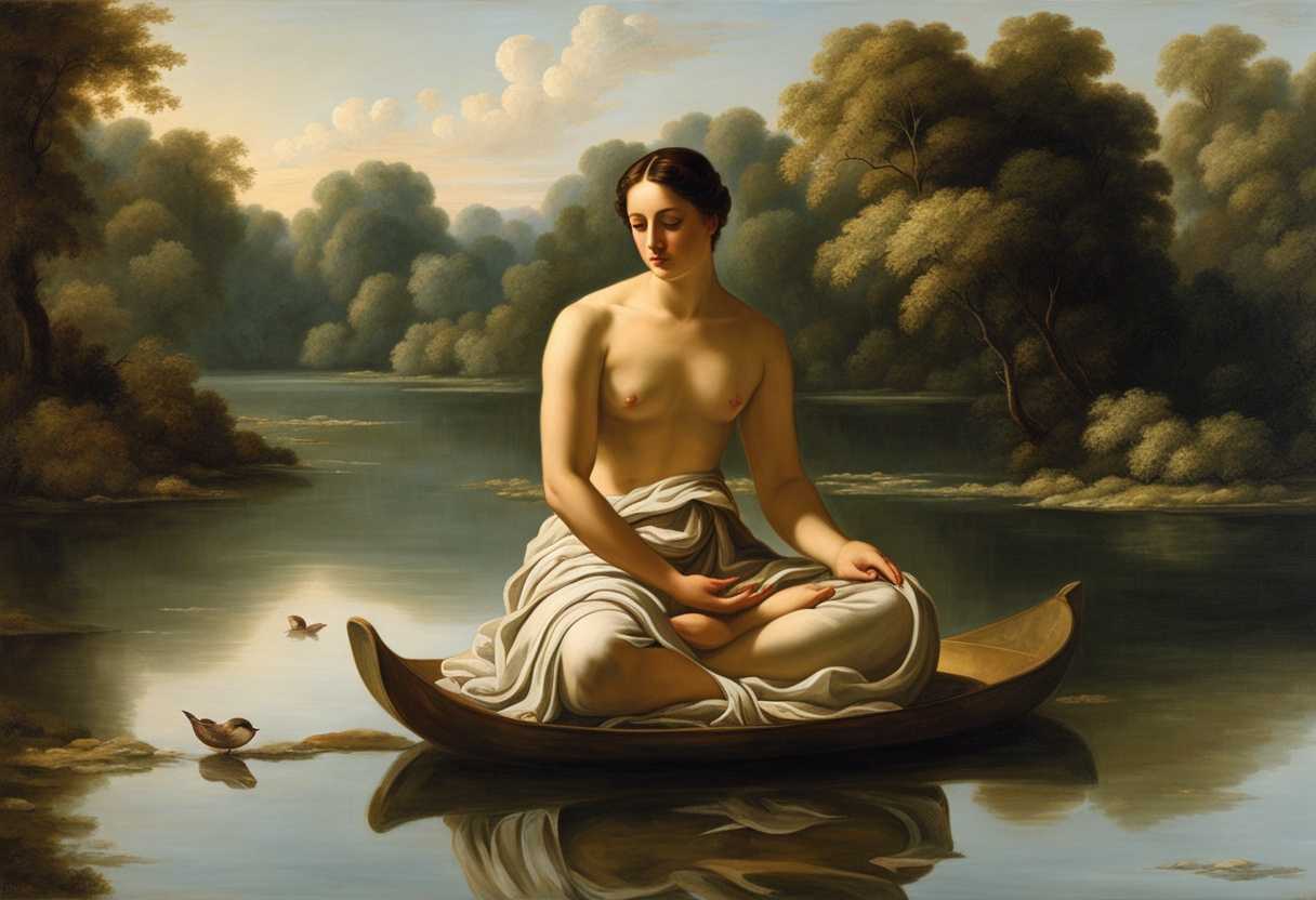 A-serene-figure-meditating-by-a-tranquil-lake-surrounded-by-lush-greenery-embodying-peace-and-forg_vahn