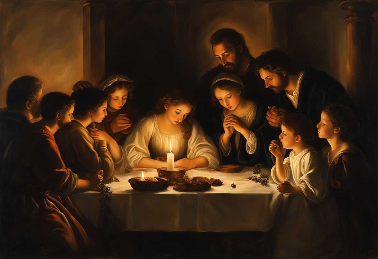 Family-gathered-in-prayer-holding-rosaries-soft-candlelight-serene-atmosphere-deep-connection-h_psti