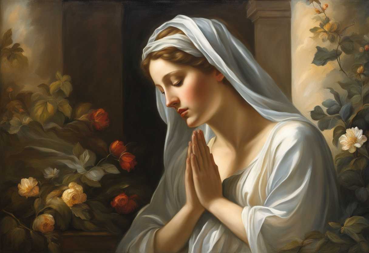 Serene-figure-in-prayer-surrounded-by-soft-light-nature-s-beauty-radiating-peace-and-love_kaka