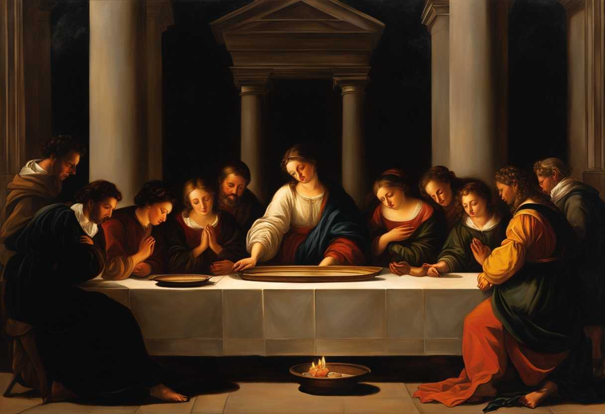 A-candlelit-gathering-heads-bowed-in-prayer-radiating-warmth-and-unity-in-devotion_krkp