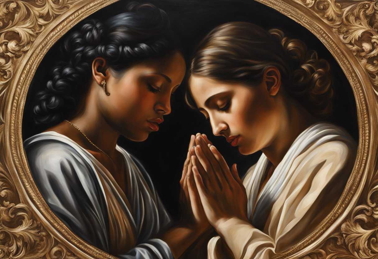 A-diverse-group-in-prayer-heads-bowed-hands-clasped-radiating-hope-and-unity_btpf