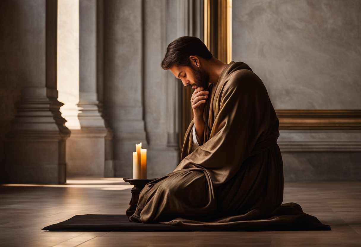 Serene-individual-in-prayer-soft-light-sacred-space-deep-connection-peaceful-ambiance-spiritual_zaya