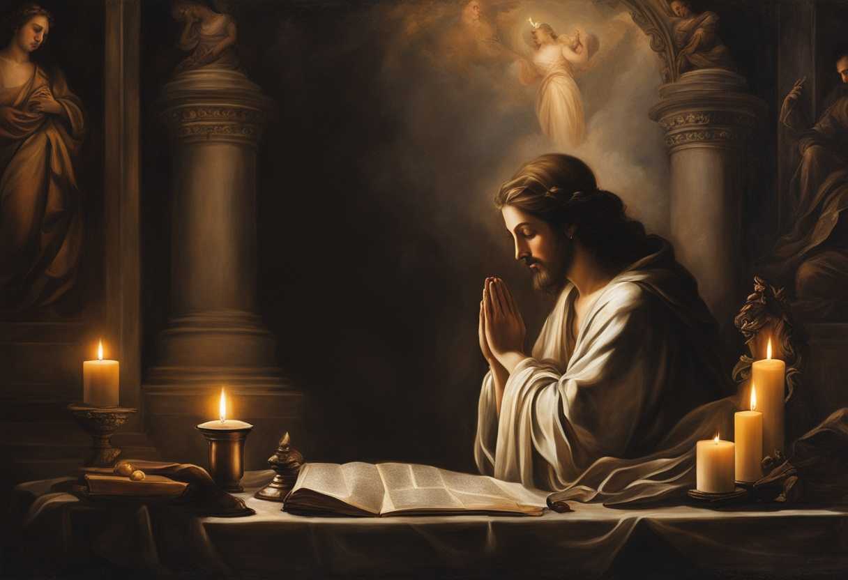 Desperate-hands-clasped-in-prayer-candlelight-flickering-Saint-Jude-s-statue-radiating-hope-seren_xrqv