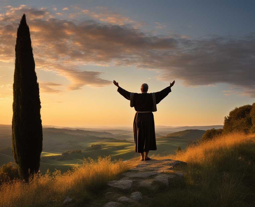 person-and-landscape-in-the-first-light-of-dawn-arms-outstretched-gazing-at-the-horizon-gratitude