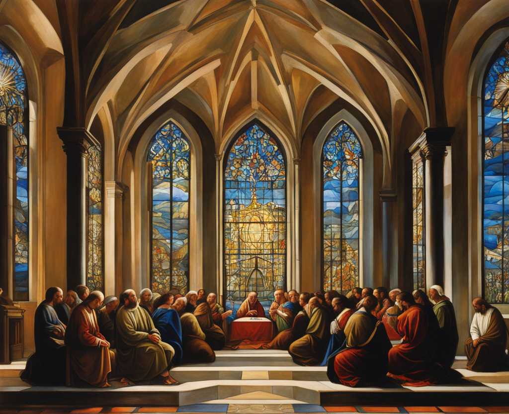 people-gathered-in-prayer-deep-prayer-stained-glass-windows-serene-glow-tranquility-spiritualit