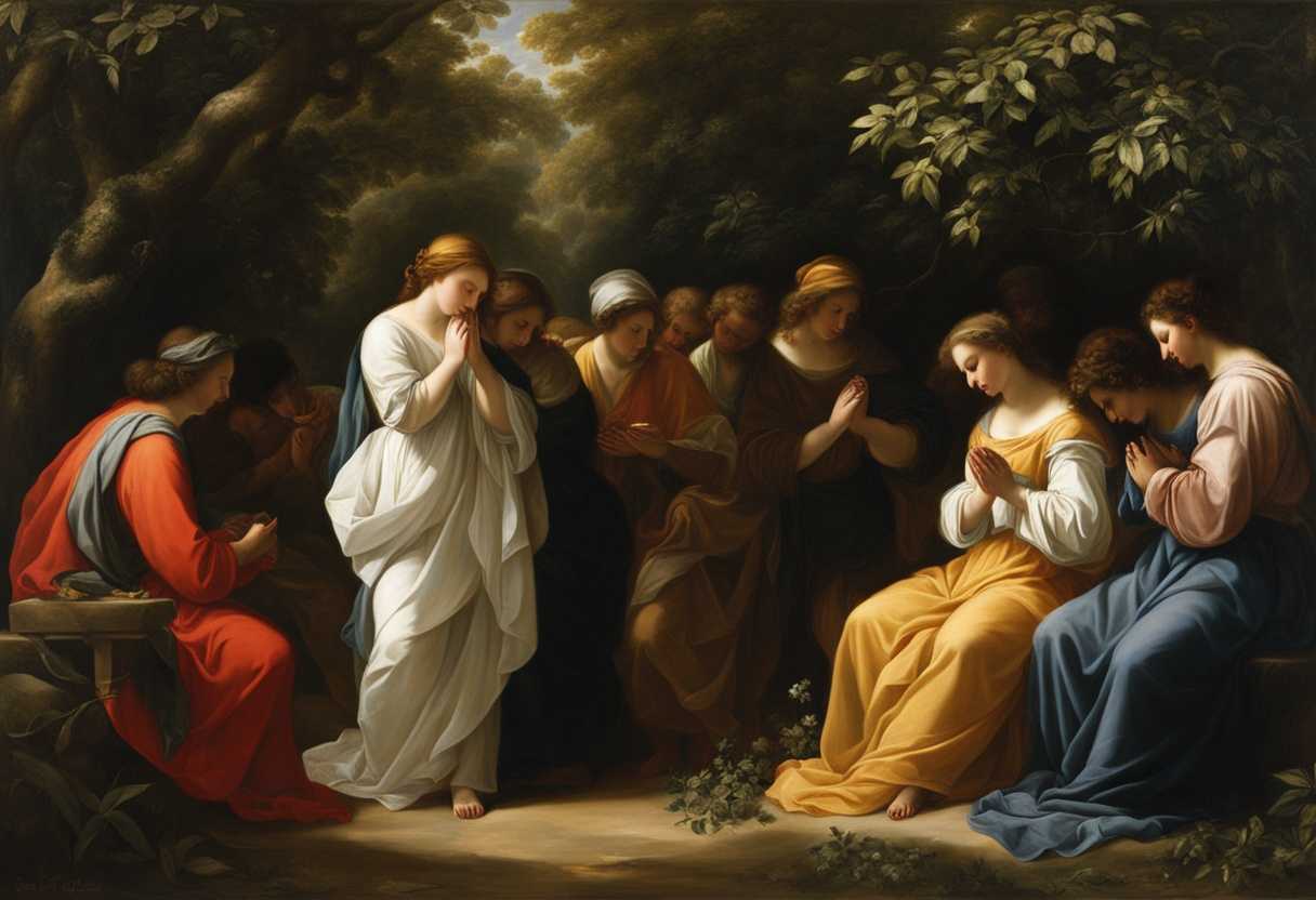 A-serene-gathering-in-nature-hands-clasped-in-prayer-soft-light-filtering-through-trees_wcci