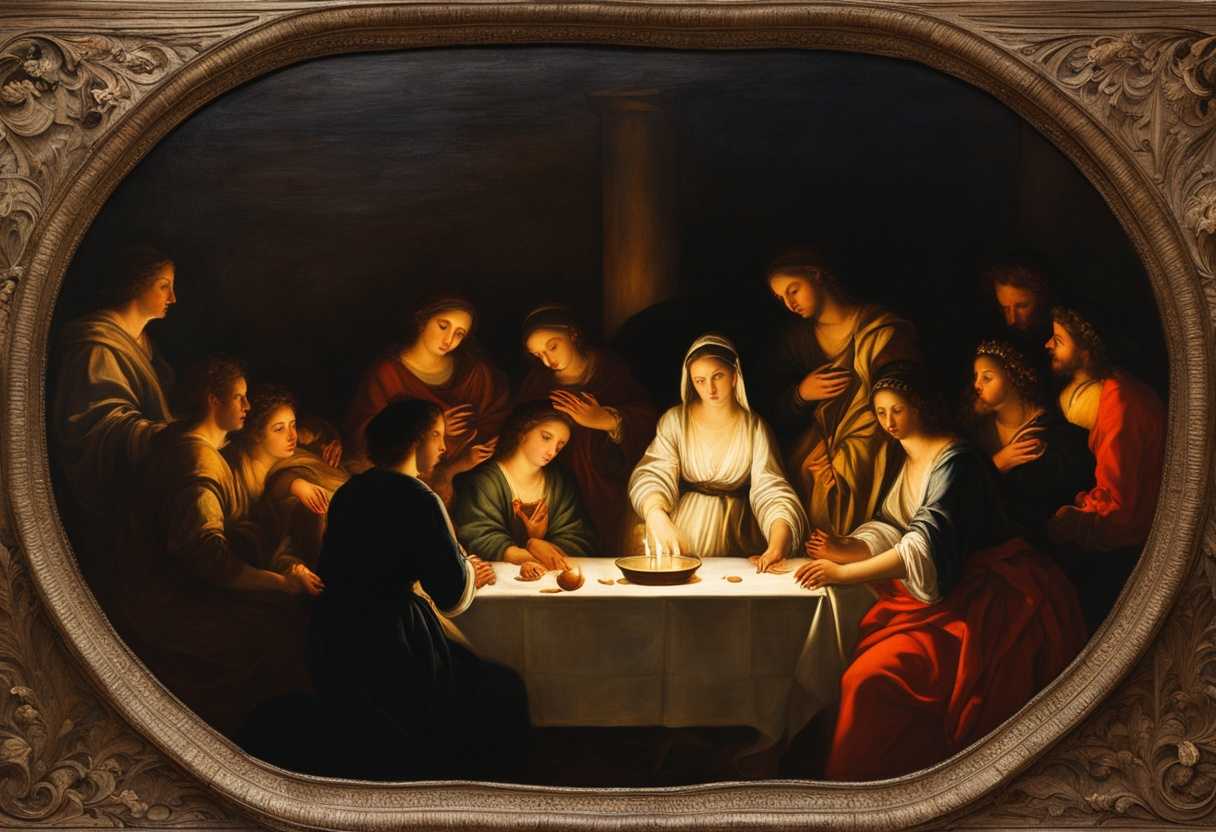 A-serene-gathering-in-soft-candlelight-hands-clasped-eyes-closed-awaiting-Christ's-arrival_tmeq