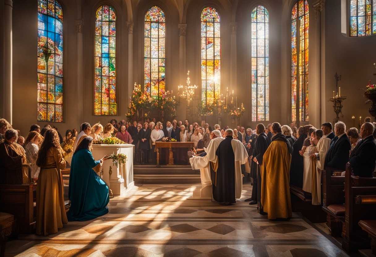 Joyful-congregation-renewing-baptismal-vows-vibrant-Easter-decorations-sunlight-streaming-through-_cjne