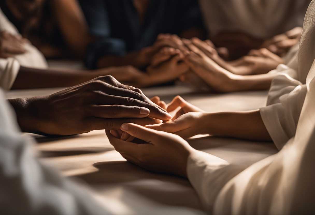 Diverse-hands-joined-in-prayer-radiant-light-surrounding-them-symbolizing-unity-and-love-serene-a_pxzu