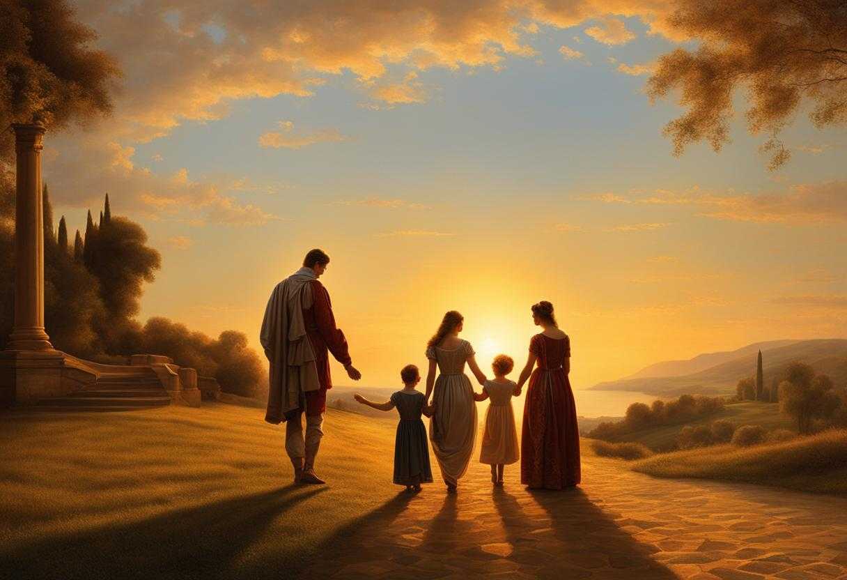 A-family-holding-hands-in-prayer-bathed-in-the-warm-glow-of-the-setting-sun_vwyi