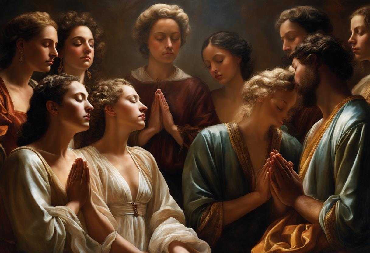 A-group-of-diverse-individuals-eyes-closed-hands-clasped-bathed-in-soft-light-united-in-prayer_lcom