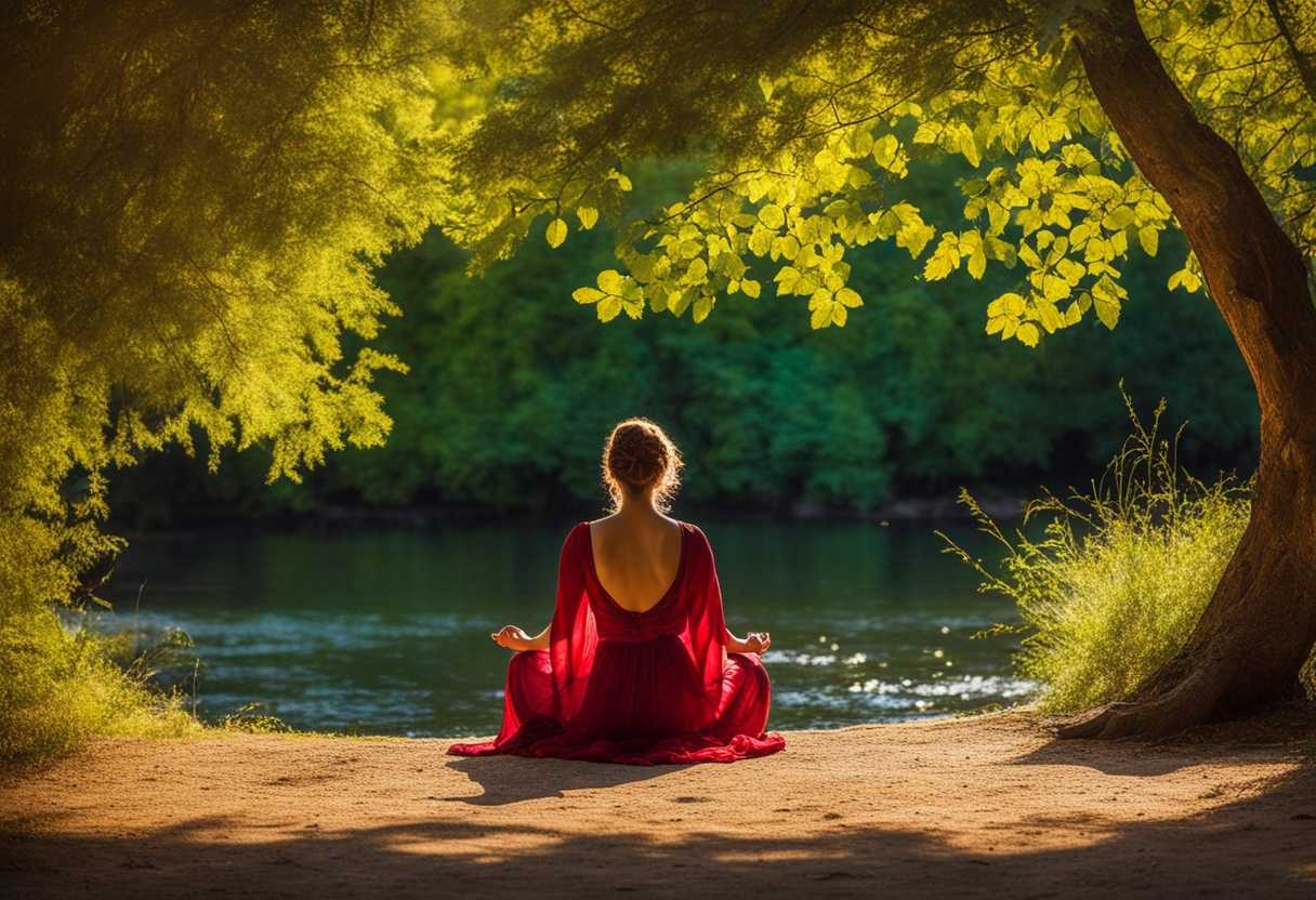 Serene-figure-meditating-in-nature-sunlight-filtering-through-trees-peaceful-expression-vibrant-c_uqjn