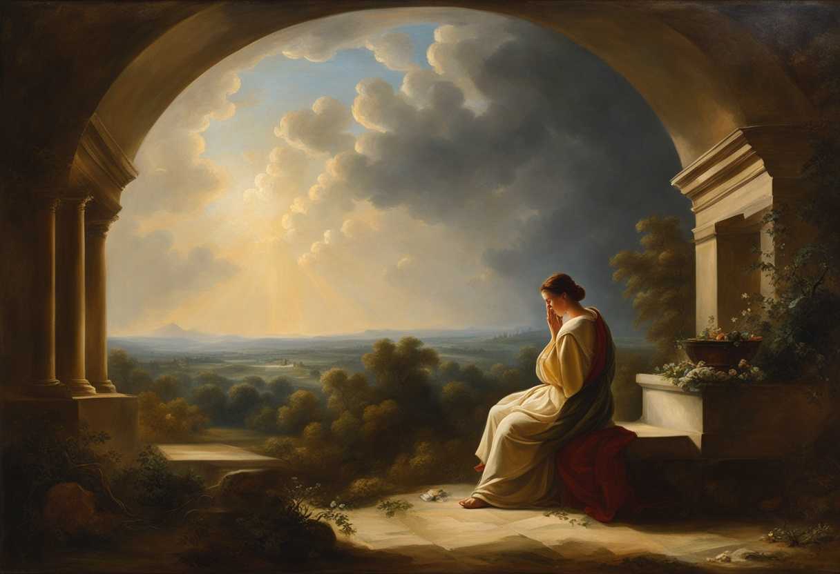 Serene-landscape-gentle-sunlight-breaking-through-clouds-peaceful-figure-in-prayer-hopeful-atmosp_axnd