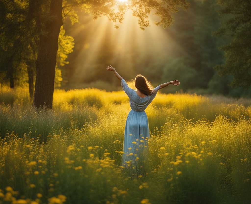 person-standing-in-field-of-wildflowers-arms-outstretched-serene-expression-sunlight-filtering-th