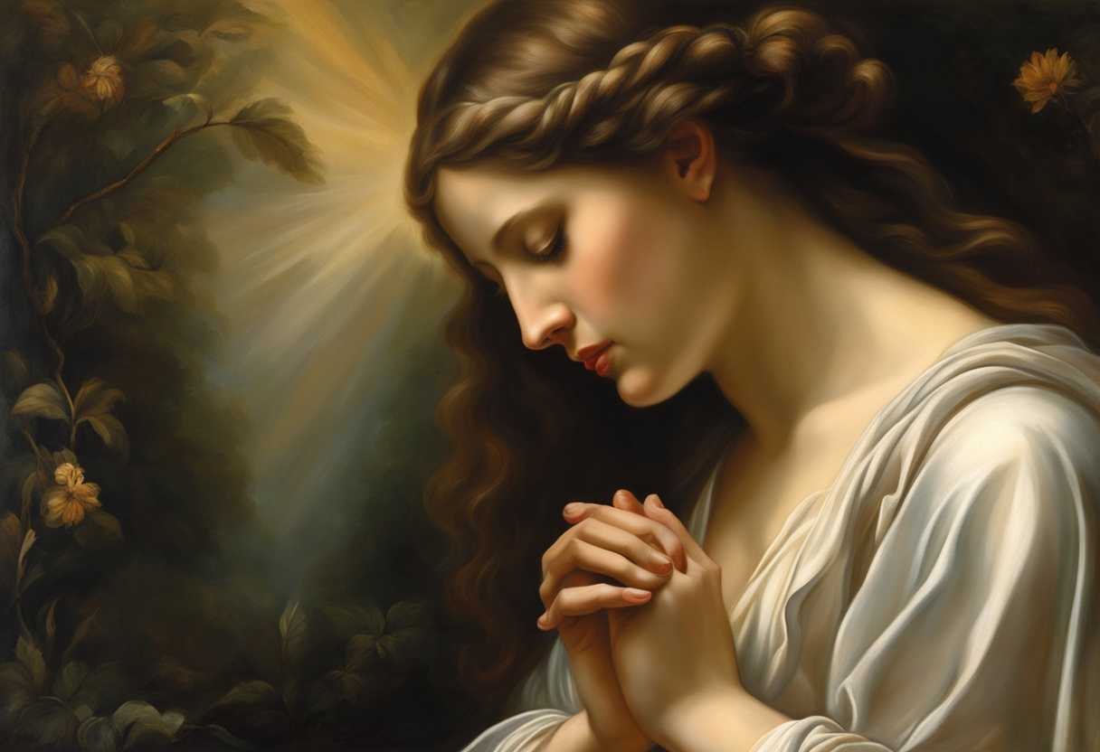 Serene-figure-in-prayer-surrounded-by-soft-light-peaceful-expression-nature-backdrop-calming-atm_weev