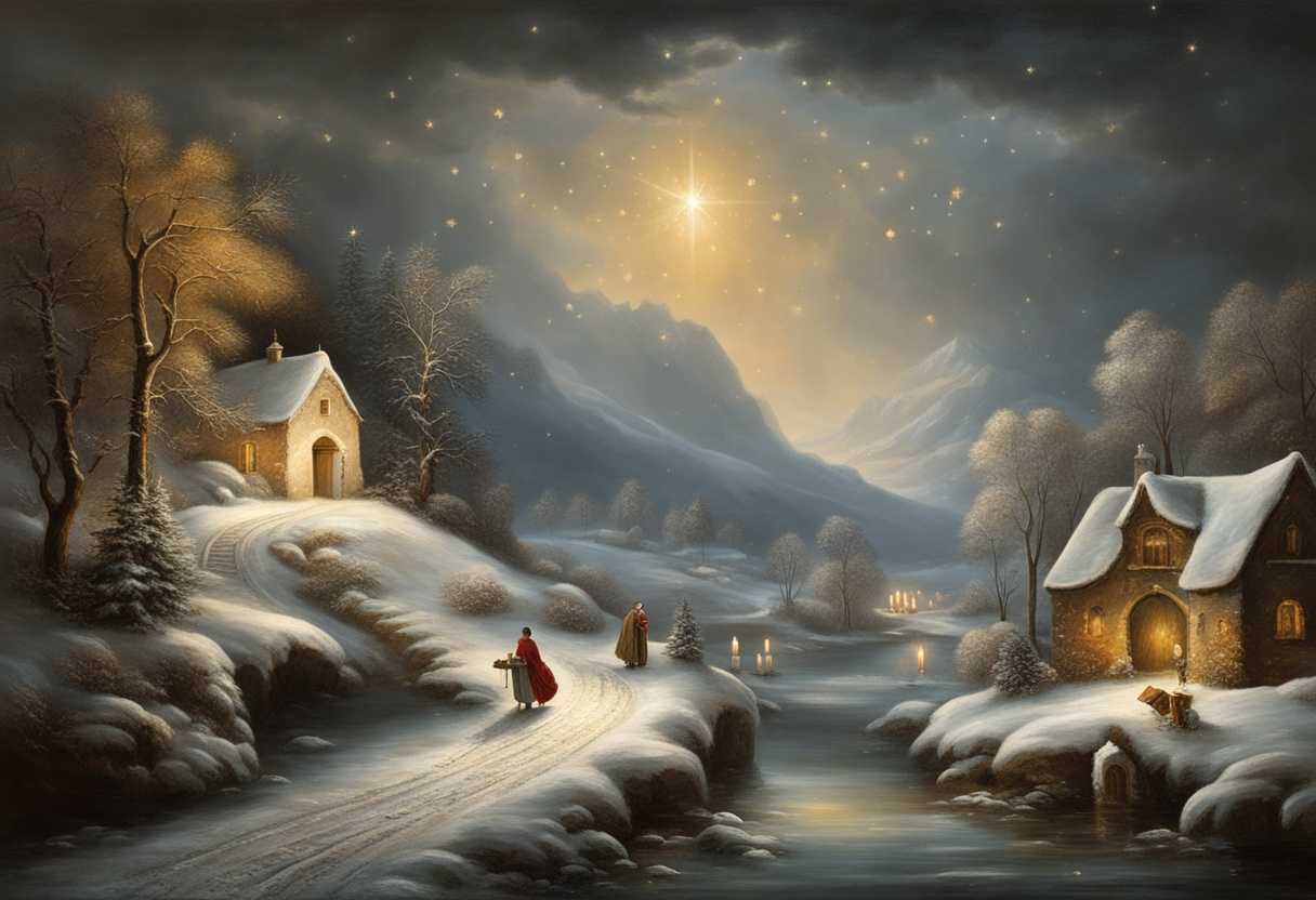 A-serene-winter-landscape-soft-snowflakes-falling-glowing-candles-symbols-of-hope-and-faith_iich