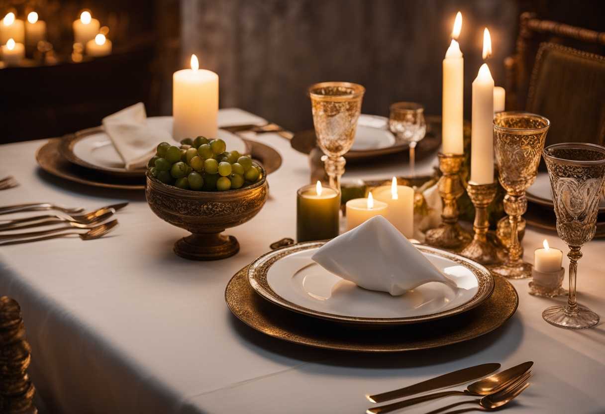 A-serene-table-setting-hands-clasped-in-prayer-warm-candlelight-simple-meal-peaceful-ambiance_acop