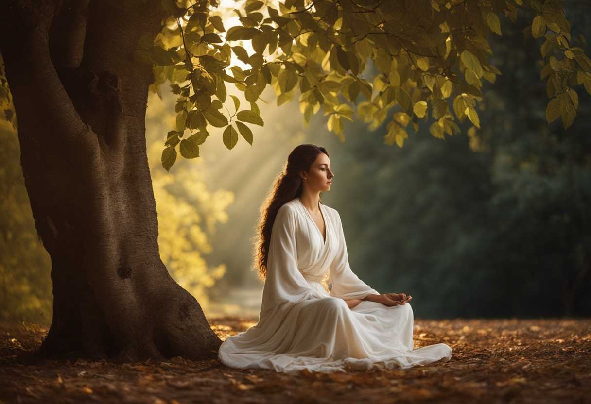 A-serene-figure-meditating-under-a-tree-soft-light-filtering-through-leaves-peaceful-expression_giqo