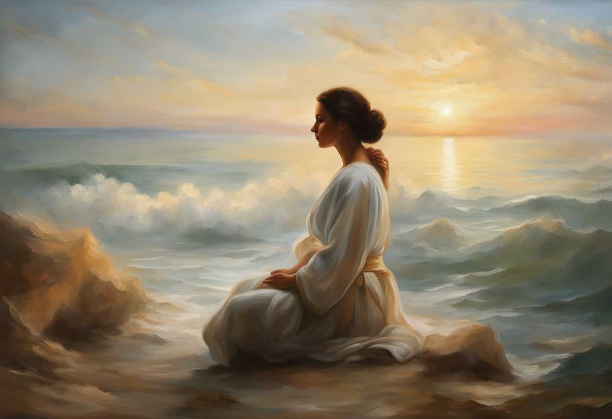 Serene-landscape-gentle-waves-peaceful-figure-meditating-soft-sunlight-calming-colors-tranquil-_akep