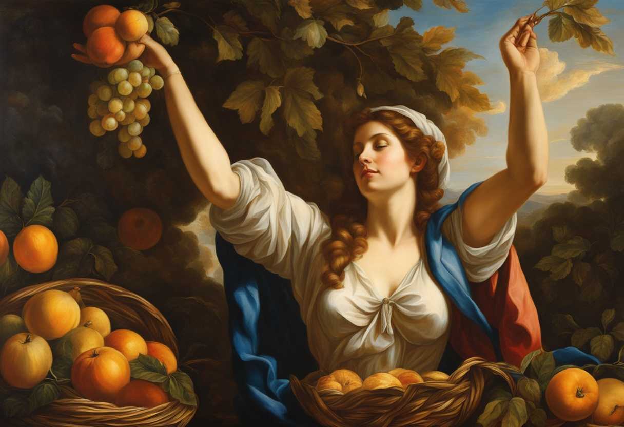 Grateful-hands-raised-to-the-sky-surrounded-by-bountiful-harvest-warm-sunlight-serene-atmosphere_cgom