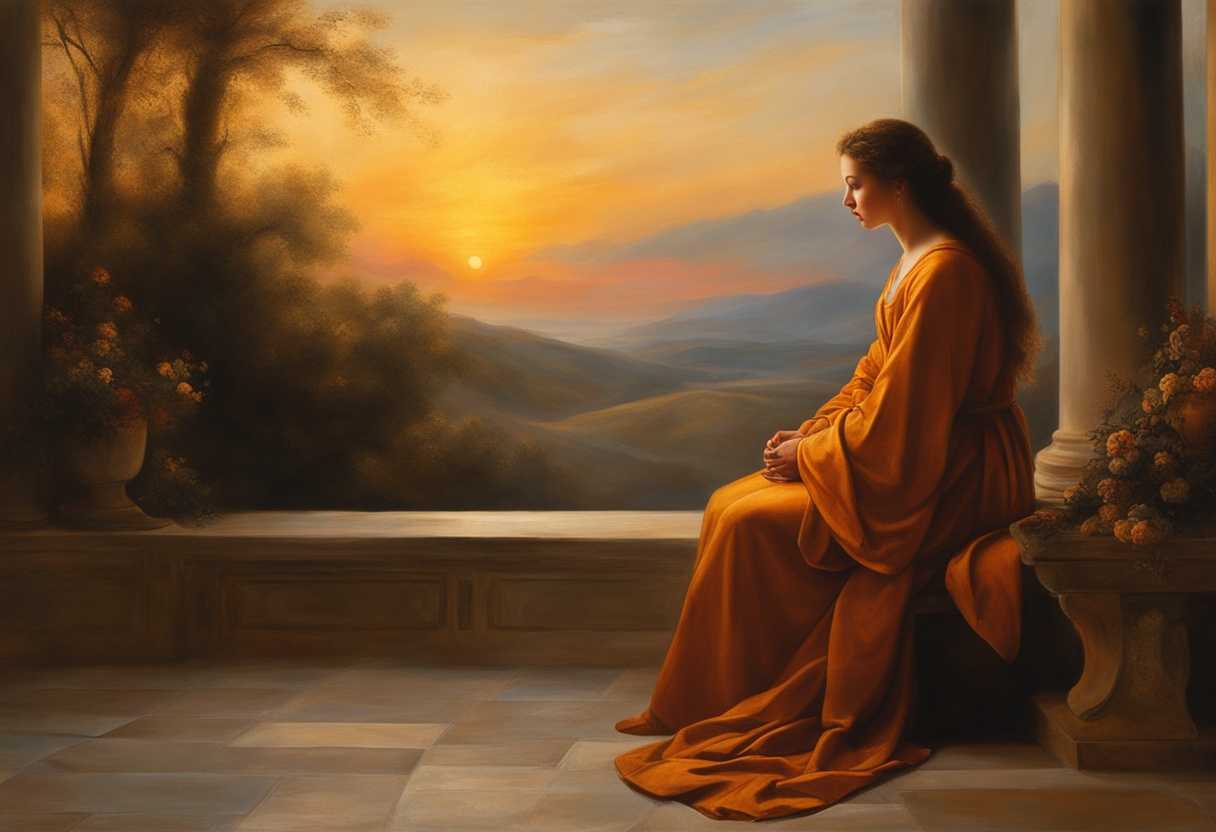 Serene-sunset-peaceful-figure-in-prayer-soft-light-tranquil-atmosphere-deep-reflection-gentle-f_jepx