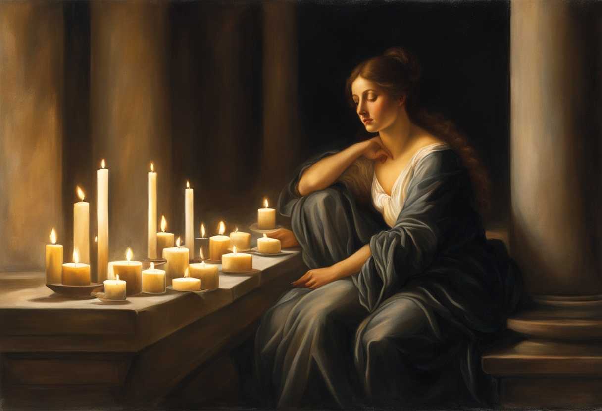 A-serene-figure-in-quiet-contemplation-surrounded-by-flickering-candles-soft-shadows-and-gentle-l_bpfi