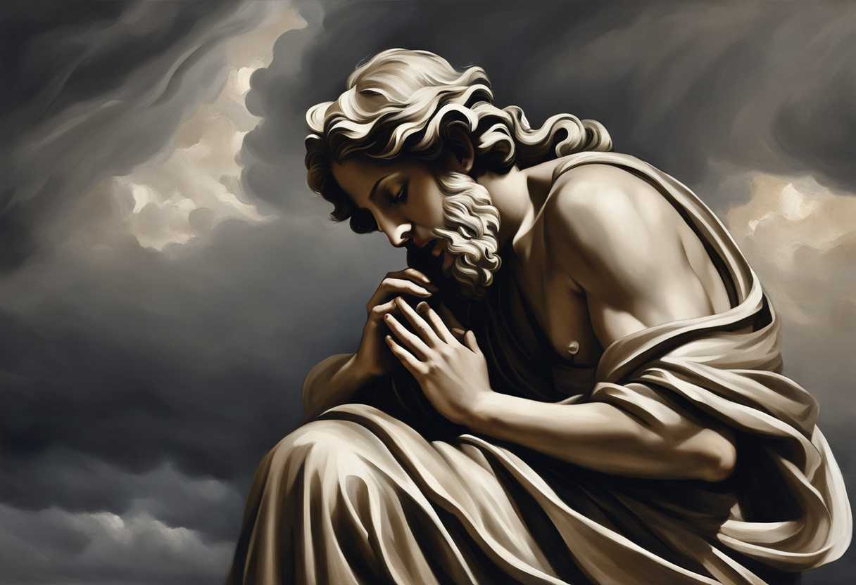 A-serene-figure-in-prayer-surrounded-by-stormy-skies-seeking-divine-guidance-and-peace_pkkq