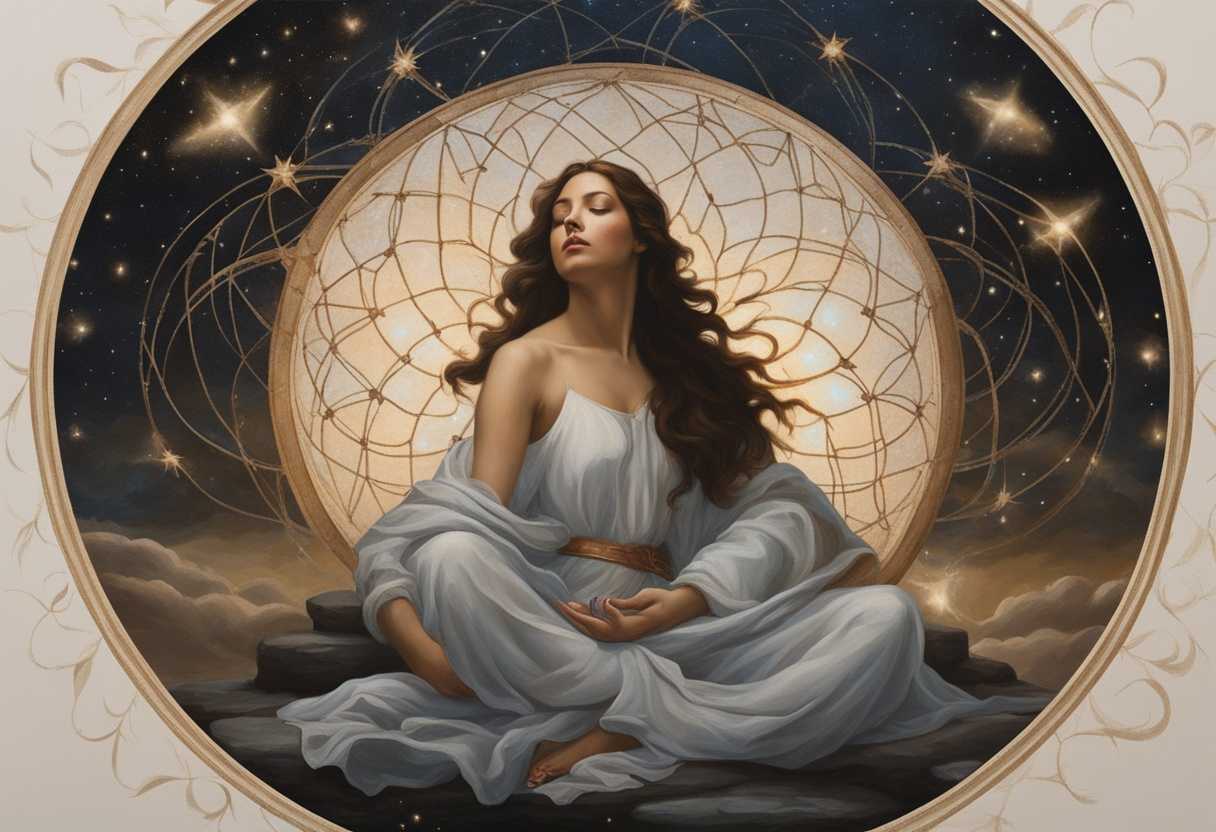 A-serene-figure-meditating-under-a-starlit-sky-surrounded-by-glowing-dreamcatchers-hopeful-ambianc_ynke