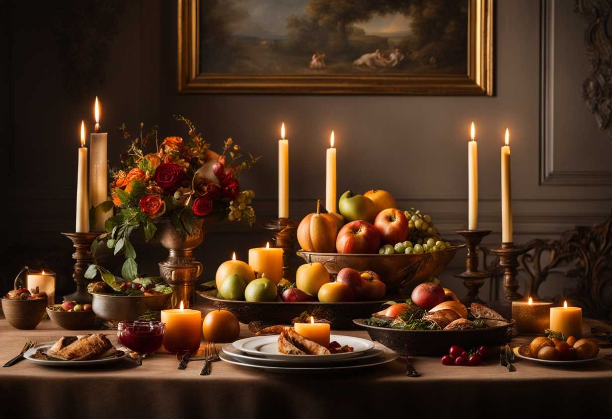 A-serene-table-set-with-abundant-food-warm-candlelight-hands-joined-in-gratitude-peaceful-ambianc_zwas