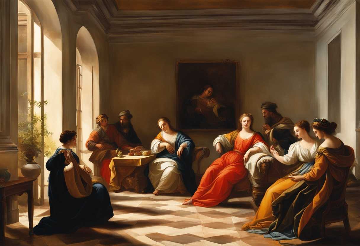 Serene-landscape-cozy-home-warm-light-family-gathered-simple-joys-peaceful-atmosphere-harmonio_rcwd