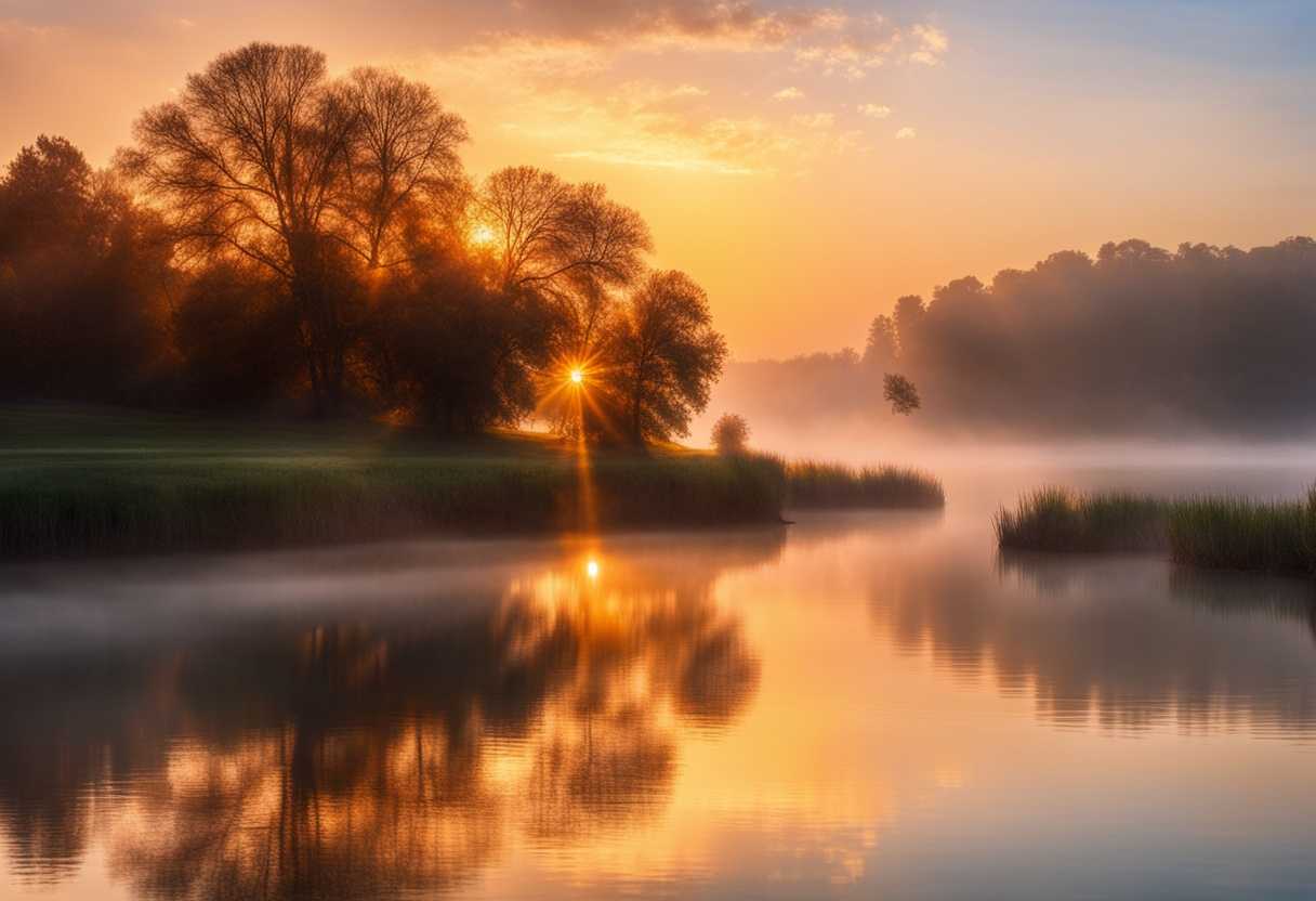 Sunrise-over-a-tranquil-lake-soft-mist-rising-vibrant-colors-serene-reflection-peaceful-ambiance_usse