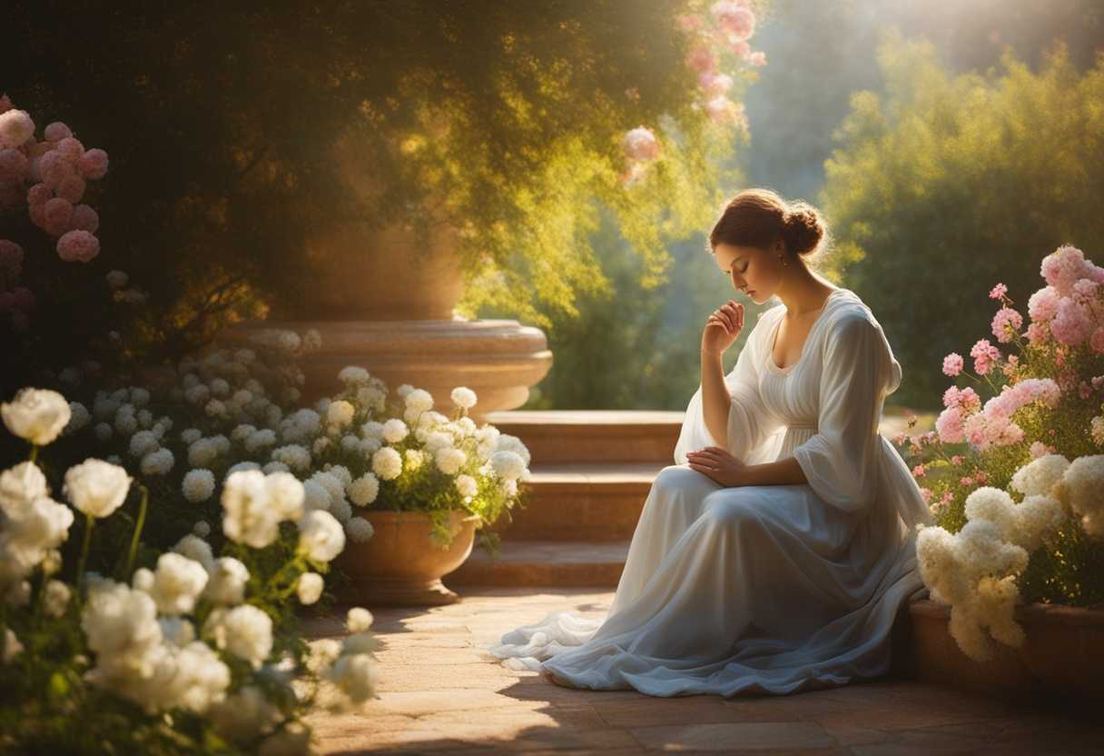Serene-figure-praying-in-a-sunlit-garden-surrounded-by-blooming-flowers-peaceful-expression-soft-_ezrc