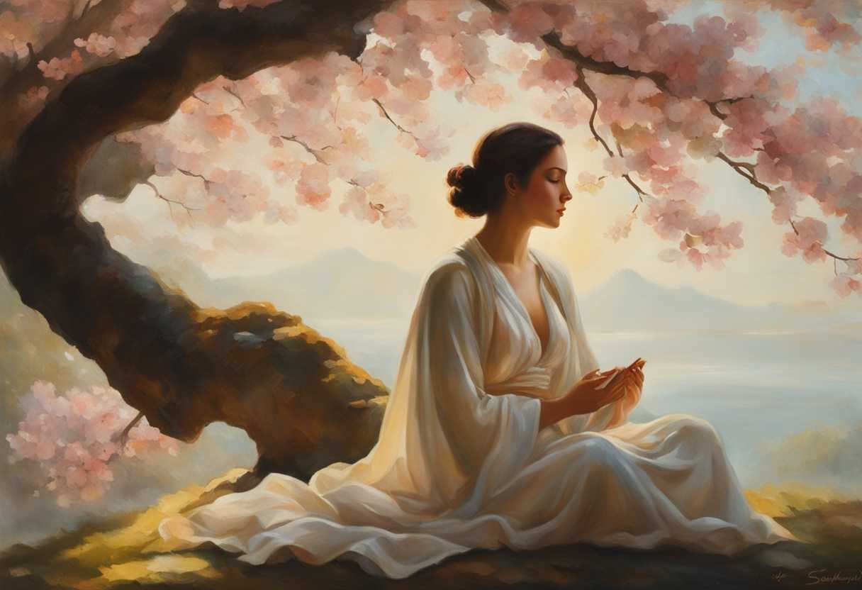 A-serene-figure-meditating-under-a-blooming-tree-soft-sunlight-filtering-through-leaves-peaceful-a_knxc
