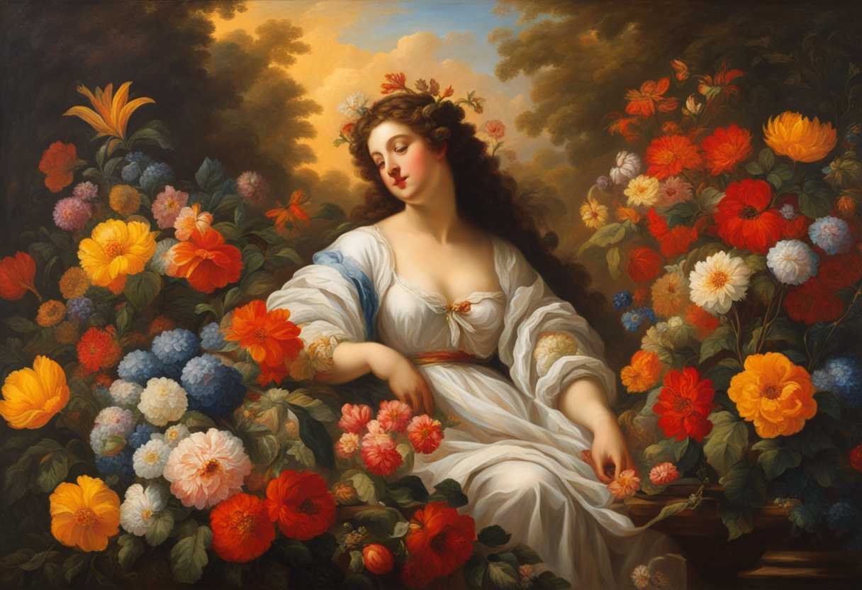 A-radiant-figure-surrounded-by-vibrant-flowers-exuding-warmth-and-happiness-glowing-in-sunlight_losw