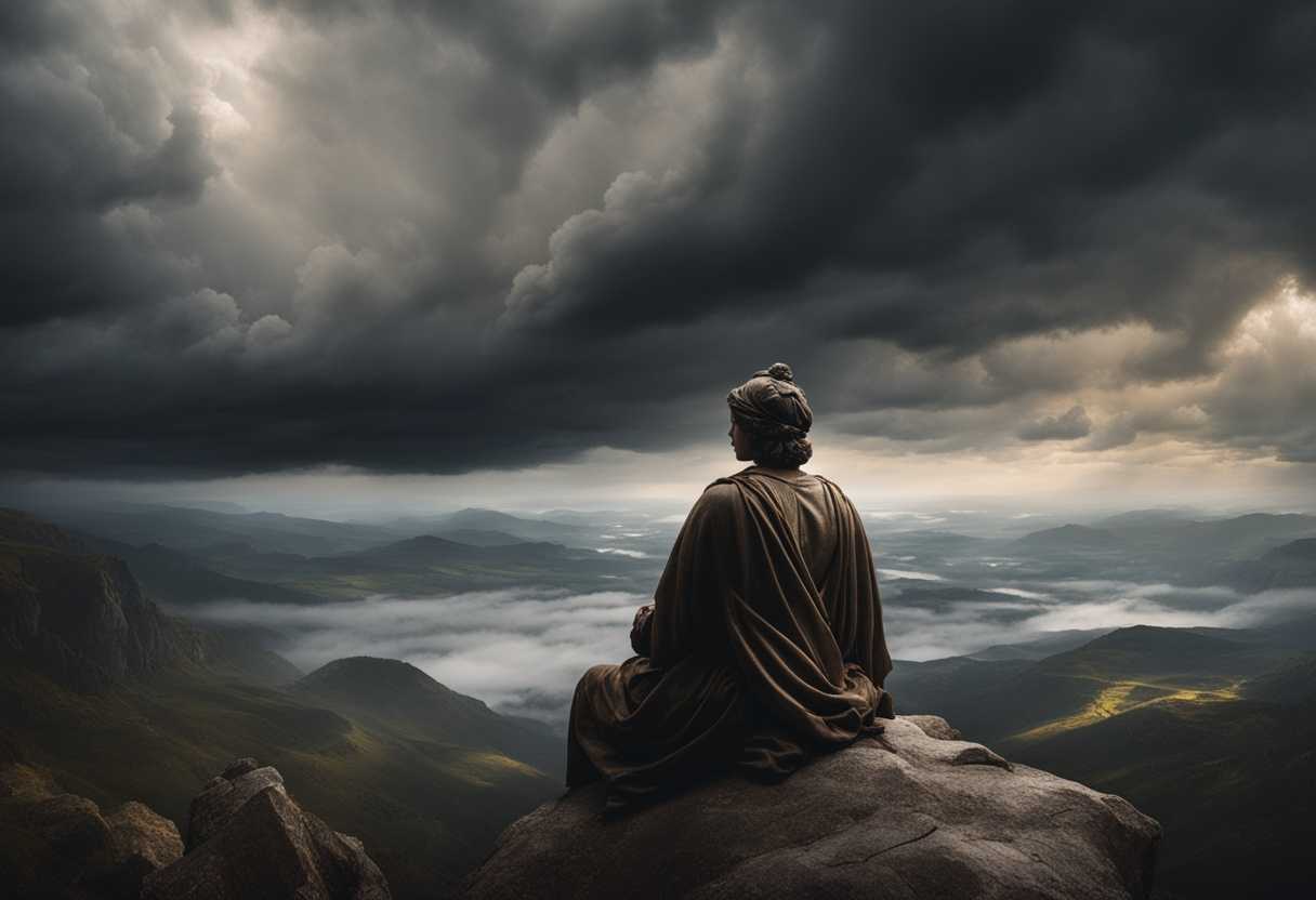A-serene-figure-meditating-under-a-stormy-sky-embodying-calm-amidst-chaos-highly-detailed-8k_qayp