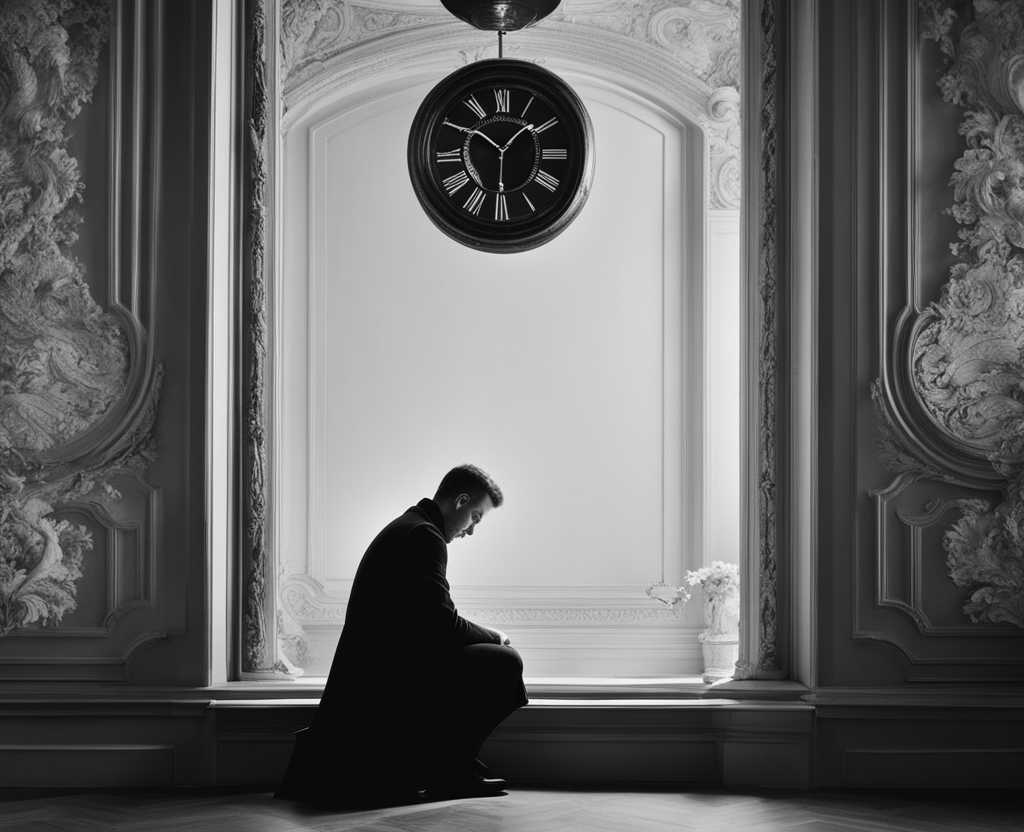 person-and-clock-quiet-contemplation-soft-light-vintage-design-fleeting-moments-stillness-of-th