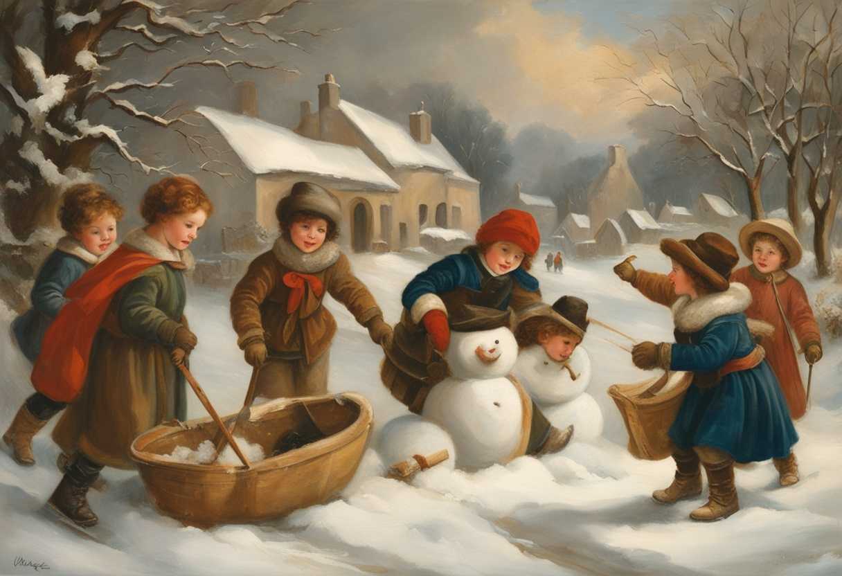 Children-building-snowmen-and-sledding-rosy-cheeks-and-laughter-creating-precious-winter-memories_qlil