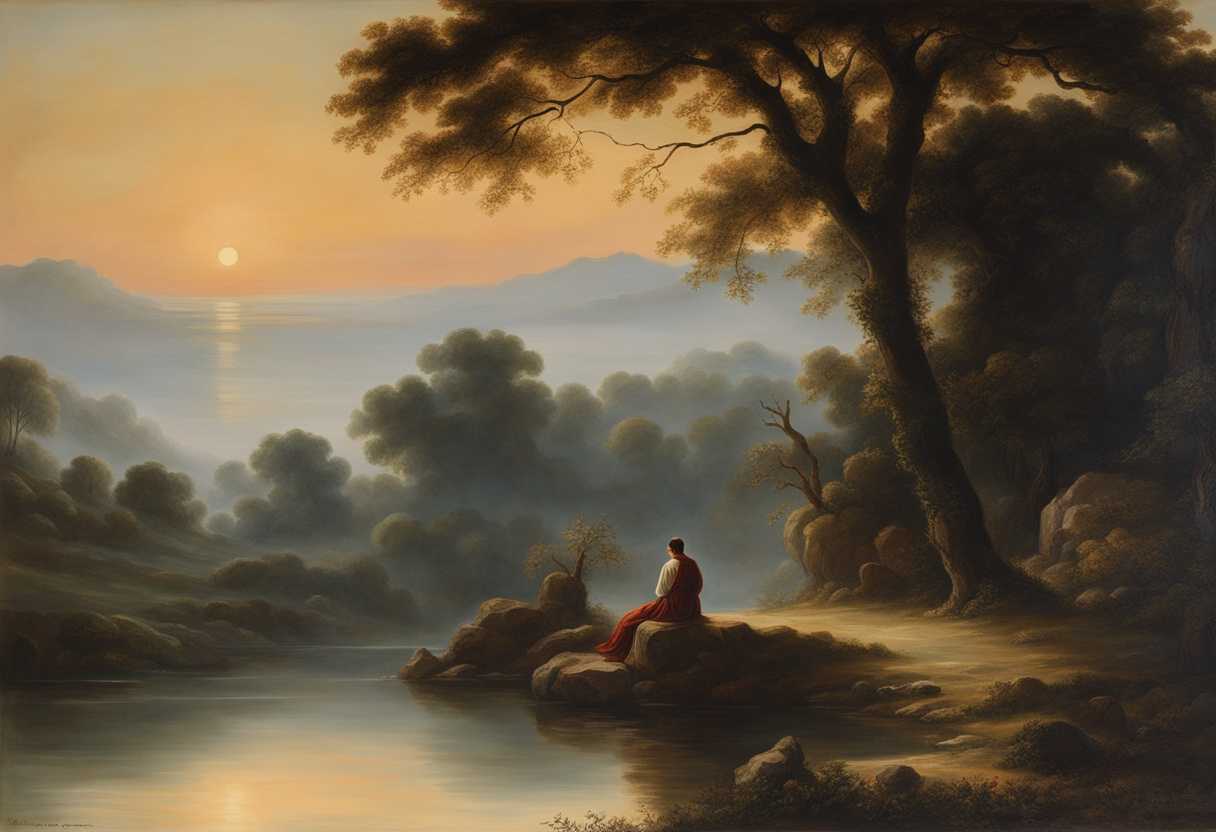 A-serene-landscape-at-dawn-a-figure-gazing-at-the-horizon-embodying-hope-and-dreams_dwei