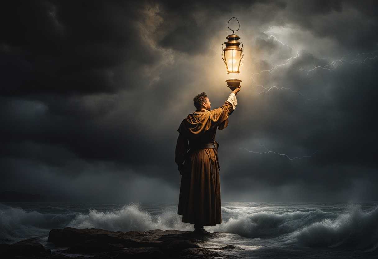 A-person-standing-strong-amidst-a-storm-holding-a-glowing-lantern-of-hope-resilient-spirit_cefa
