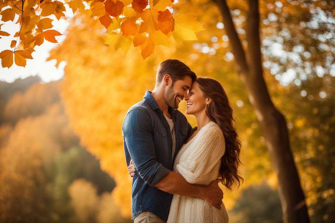 young-couple-embracing-under-a-canopy-of-vibrant-autumn-leaves-laughter-echoing-through-the-forest-