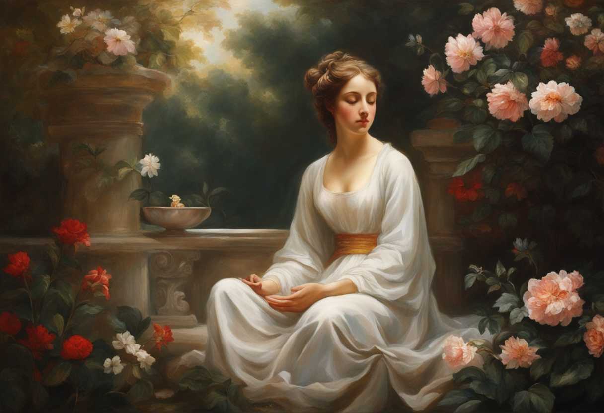 A-serene-figure-meditating-in-a-tranquil-garden-surrounded-by-soft-light-and-blooming-flowers-peac_vknh