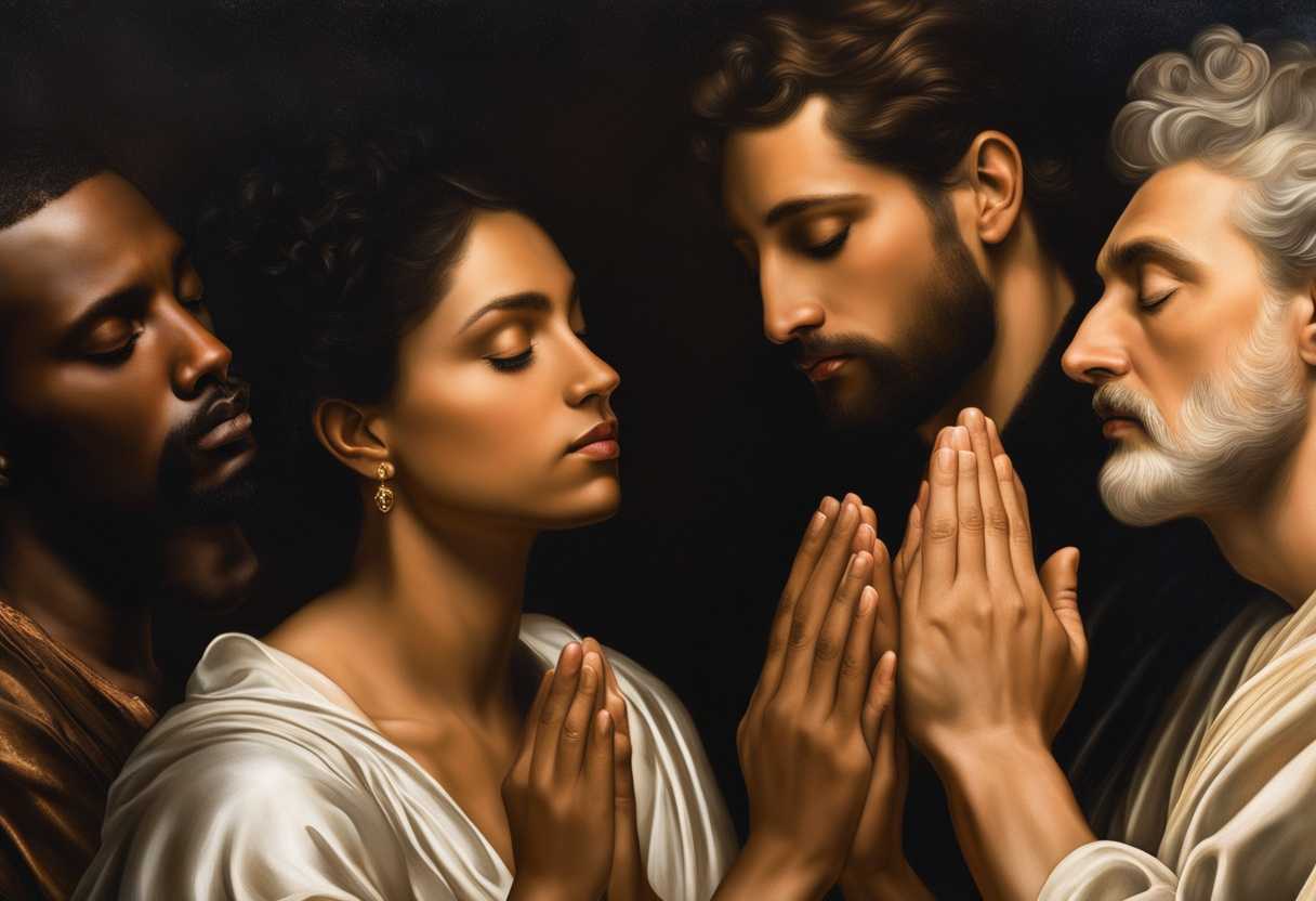 A-diverse-group-of-individuals-hands-clasped-in-prayer-bathed-in-soft-light-embodying-unity-and-f_objl