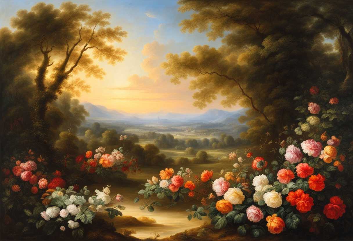 Radiant-sunbeam-illuminating-a-serene-landscape-vibrant-flowers-blooming-peaceful-atmosphere-divi_cbih