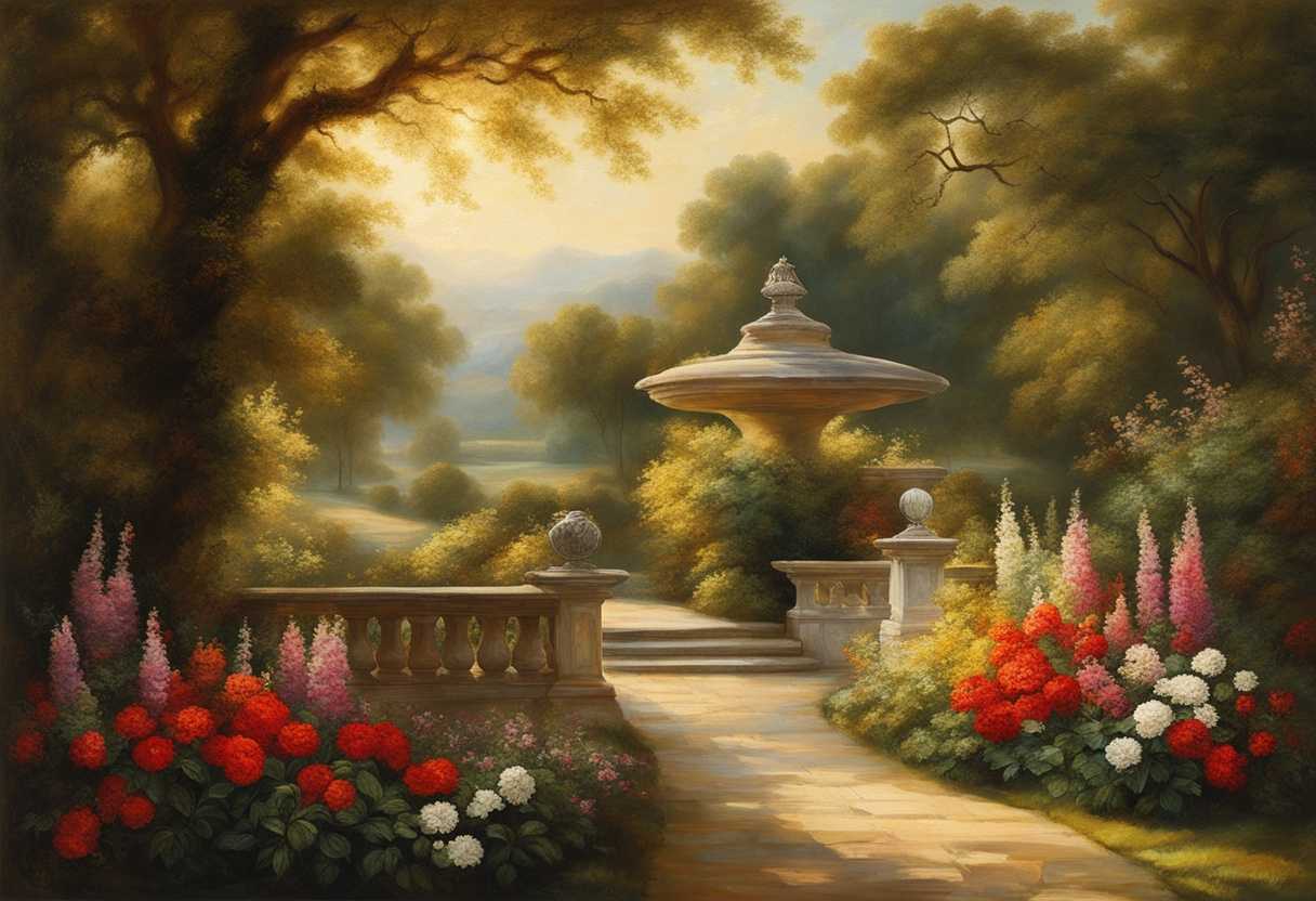 A-serene-garden-gentle-sunlight-a-comforting-embrace-vibrant-flowers-peaceful-atmosphere-healin_oodv