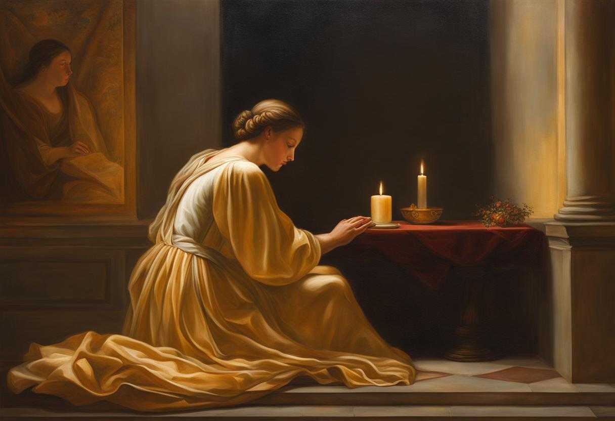 A-person-bathed-in-a-warm-ethereal-glow-praying-earnestly-in-a-serene-tranquil-atmosphere_vvow
