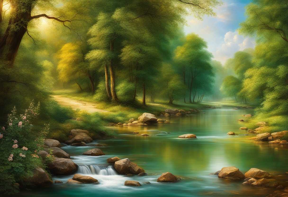 Serene-landscape-with-gentle-flowing-river-vibrant-greenery-soft-sunlight-tranquil-atmosphere-ha_fbvv