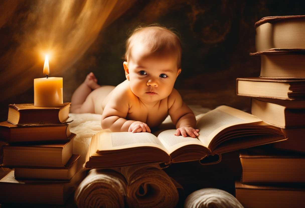 Cherubic-baby-surrounded-by-books-soft-light-nurturing-atmosphere-vibrant-colors-peaceful-hopef_lsbx