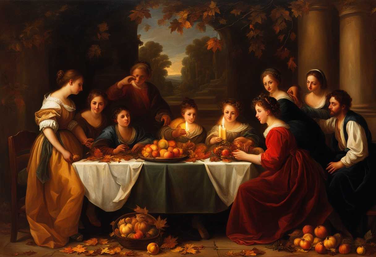 Family-gathered-around-a-rustic-table-autumn-leaves-warm-candles-traditional-feast-joyful-atmosp_ekcy