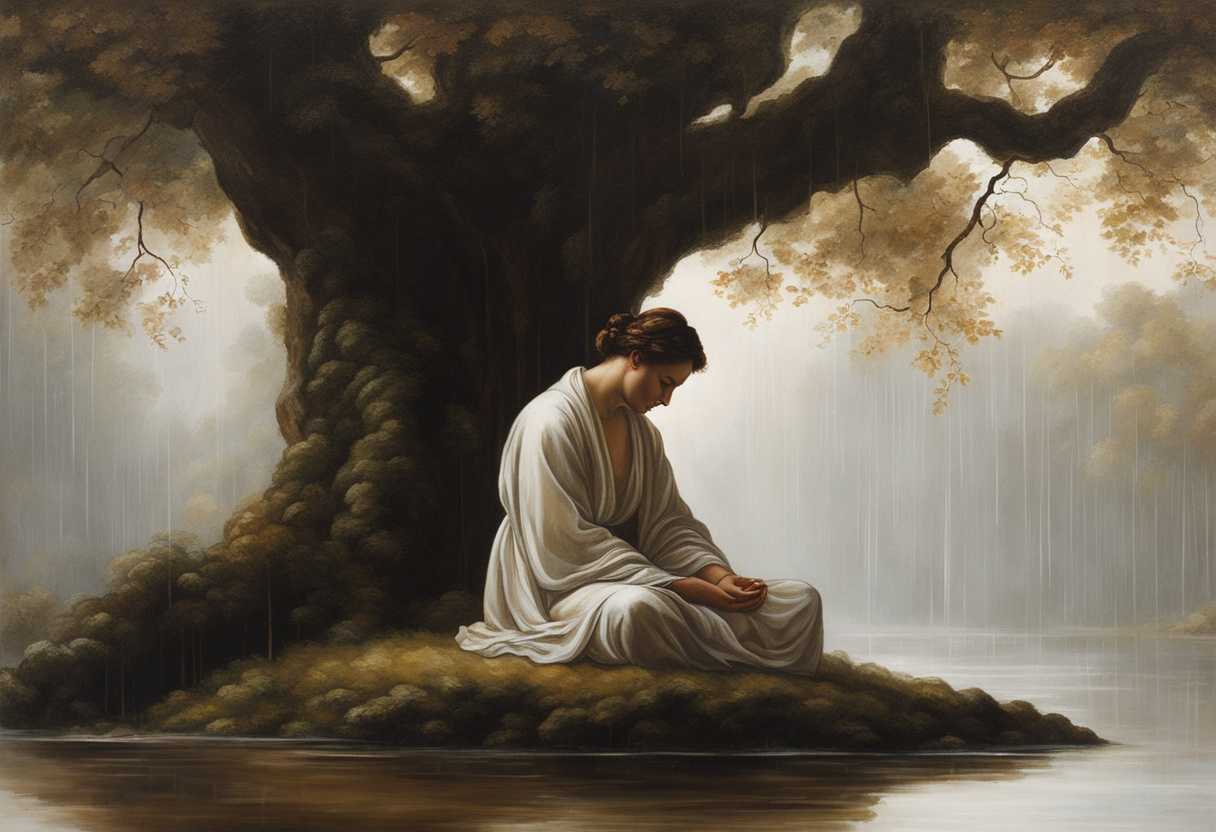 A-serene-figure-meditating-under-a-tree-surrounded-by-gentle-rain-embodying-tranquility-and-resili_ppiv